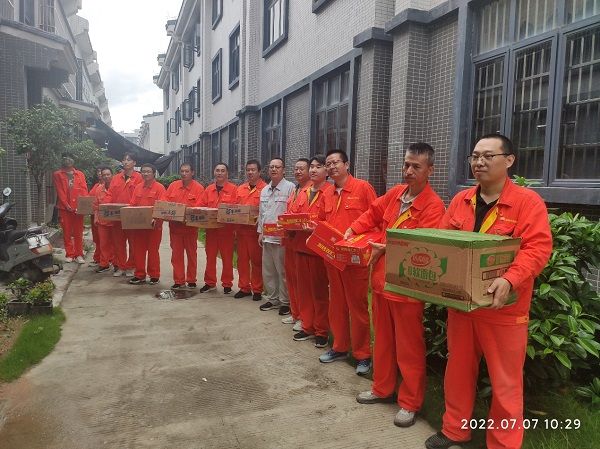 齊德輝慰問(wèn)廣東石化項(xiàng)目職工